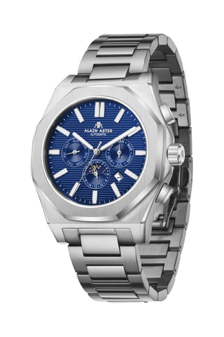 Relógio automático de aço - Prateado