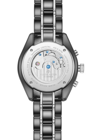 Relógio automático de cerâmica - Taquímetro - Preto