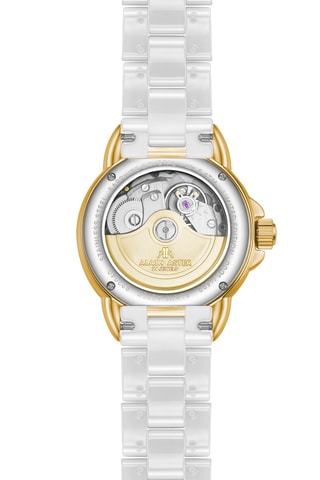 Diamanten en Doublé Roségoud Keramische Automatisch Horloge -