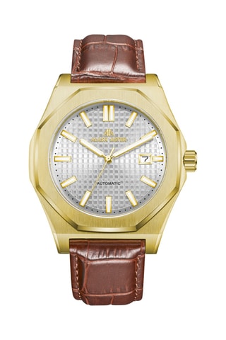 Automatisch Leren Horloge - Bruin en Goudkleurig