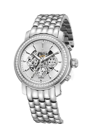 Stalen Automatische Horloge met Zirkonia’s