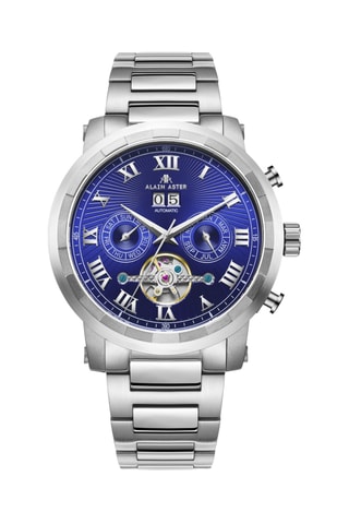 Relógio automático de aço - Prateado