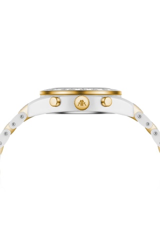 Relógio automático de cerâmica - Taquímetro - Branco