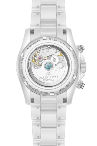 Relógio automático de cerâmica - Branco