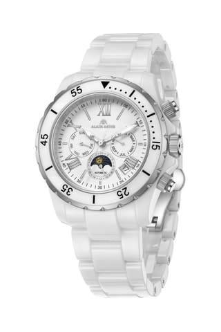 Relógio automático de cerâmica - Branco