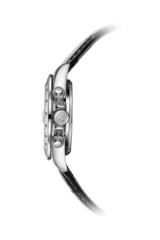 Automatisch Leren Horloge - Tachymeter - Zwart en Zilverkleurig