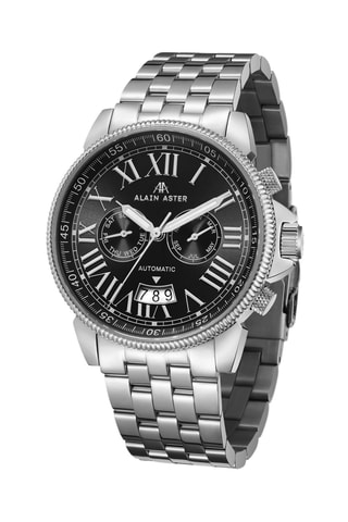 Relógio automático de aço - Prateado