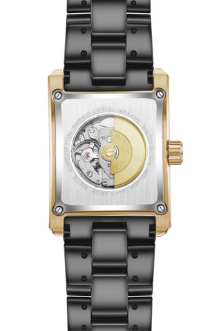 Doublé Roségoud Keramische Automatisch Horloge - Zwart en Goudkleurig