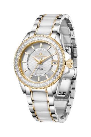 Keramische Automatisch Horloge met Zirkonia’s en Diamanten