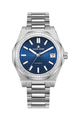 Stalen Automatische Horloge met Zirkonia’s