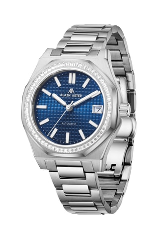 Stalen Automatische Horloge met Zirkonia’s