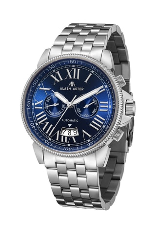 Relógio automático de aço - Prateado