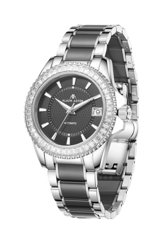 Stalen Automatische Horloge - Diamanten