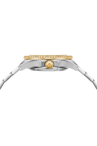 Stalen Automatische Horloge - Zilverkleurig en Goudkleurig