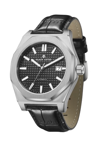 Automatisch Leren Horloge - Zwart en Zilverkleurig