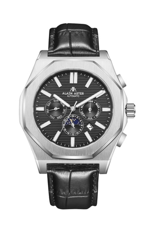 Automatisch Leren Horloge - Zwart en Zilverkleurig