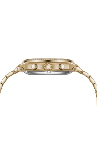 Montre automatique en acier et zircons