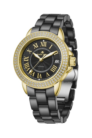 Keramische Automatisch Horloge - Zwart en Goudkleurig