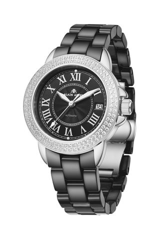 Keramische Automatisch Horloge - Zwart en Zilverkleurig