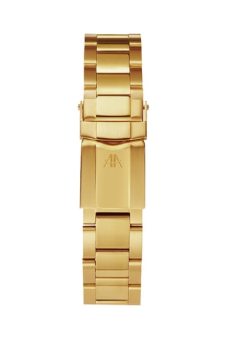 Relógio automático de aço - Taquímetro - Dourado