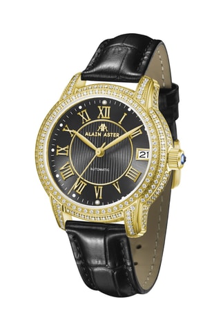 Automatisch Leren Horloge met Diamanten