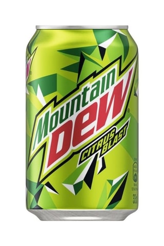 12 x Boisson non alcoolisée Mountain Dew Citrus Blast - 24 x 330 ml