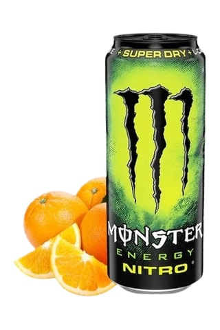 12 x Boisson énergisante nitro Monster - Orange - 12 x 500 ml