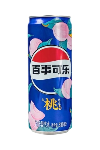 12 x Pepsi oolong à la pêche blanche - 12 x 330 ml