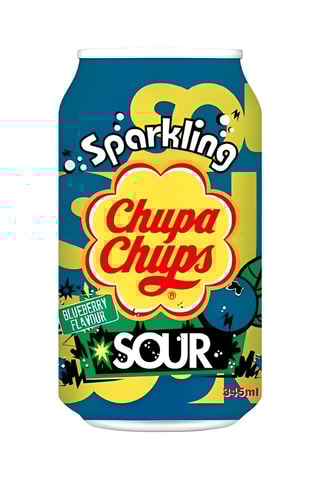12 x Soda Chupa Chups - Myrtille acidulée - 345 ml