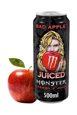 12 x Boisson énergisante Monster Energy Bad Apple - Pomme - 12 x 500 ml