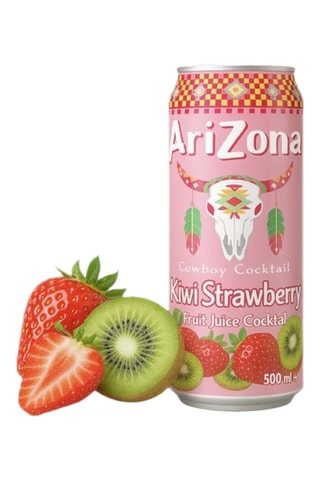 12 x Boisson non alcoolisée Arizona kiwi fraise - 12 x 500 ml