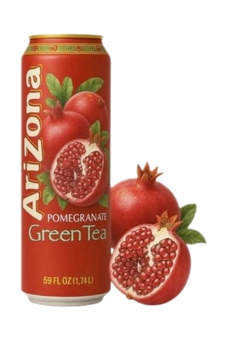 12 x Thé vert à la grenade Arizona - 12 x 500 ml