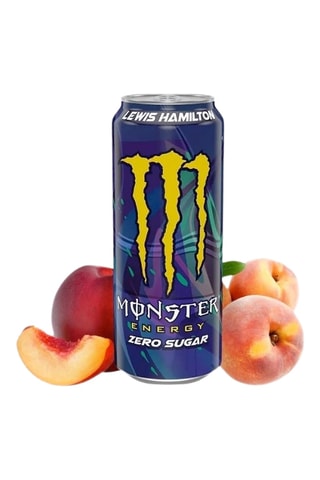 12 x Boisson énergisante Monster Full Throttle Zero - Pêche - 12 x 500 ml