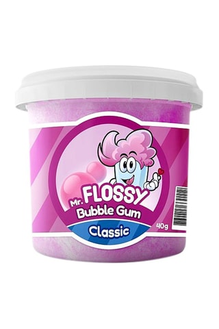 12 x Barbe à papa Classic Mr Flossy - Bubblegum  - 40 g