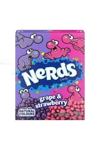 18 x Bonbons Nerds - Fraise et raisin - 47 g