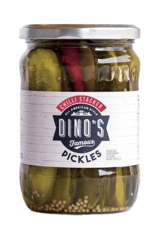 6 x Chili pickles Dino's Famous - Piment - 6 x 530 g