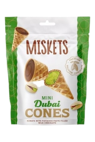 12 x Chocolat cornet Misket Dubai - Pistache, chocolat au lait - 12 glaces