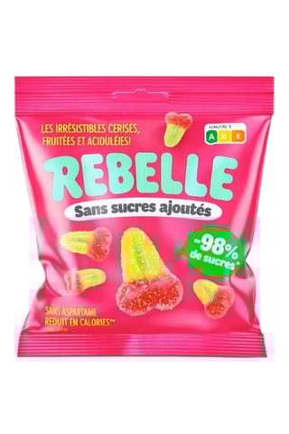 12 x Bonbons cerises acidulées Rebelle - 12 paquets
