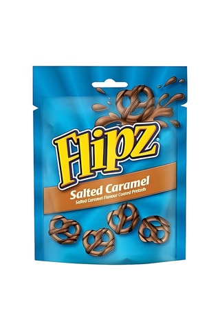 3 x Bretzels enrobés Flipz - Caramel salé - 90 g