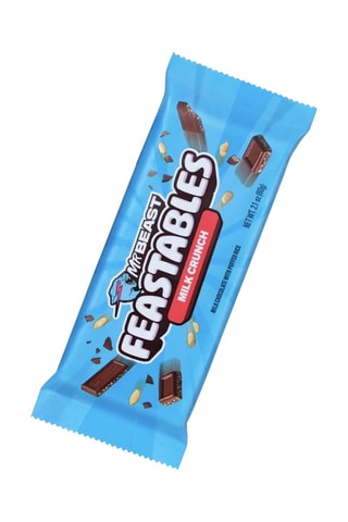 10 x Tablette de chocolat au lait et riz soufflé Feastable Mr Beast - 60 g