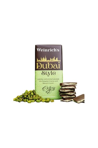 10 x Tablette de chocolat Dubai Style Weinrich's - 100 g