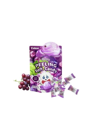 25 x Bonbons Peeling goût Raisin - 75 g