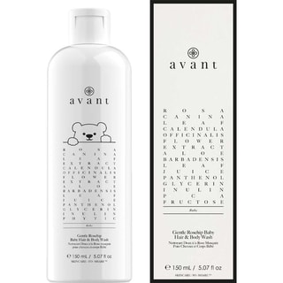 Nettoyant doux à la rose musquée cheveux & corps - Aloe vera - Bébé - 150 ml