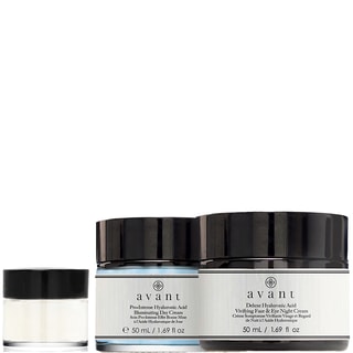 Routine hydratante en 3 étapes - Acide hyaluronique - Visage & yeux - 3 produits