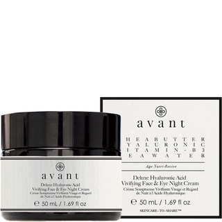Crème de nuit vivifiante - Acide hyaluronique & vitamine B3 - Age Nutri-Revive - Visage & yeux - 50 ml