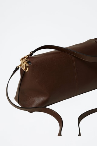 Bolso de piel - Marrón oscuro