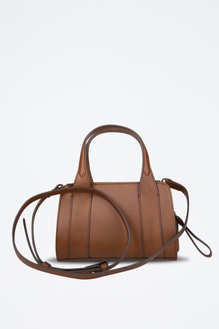 Bolso de piel Elena - Marrón