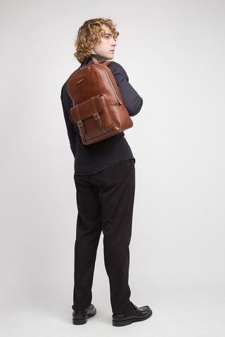 Leren Rugtas Cesare - Bruin 