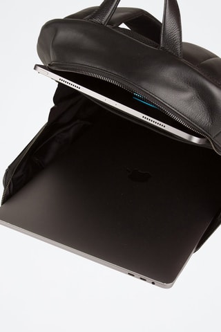 Mochila de piel - Negro