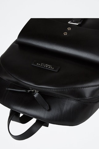 Mochila de piel Lorenzo - Negro